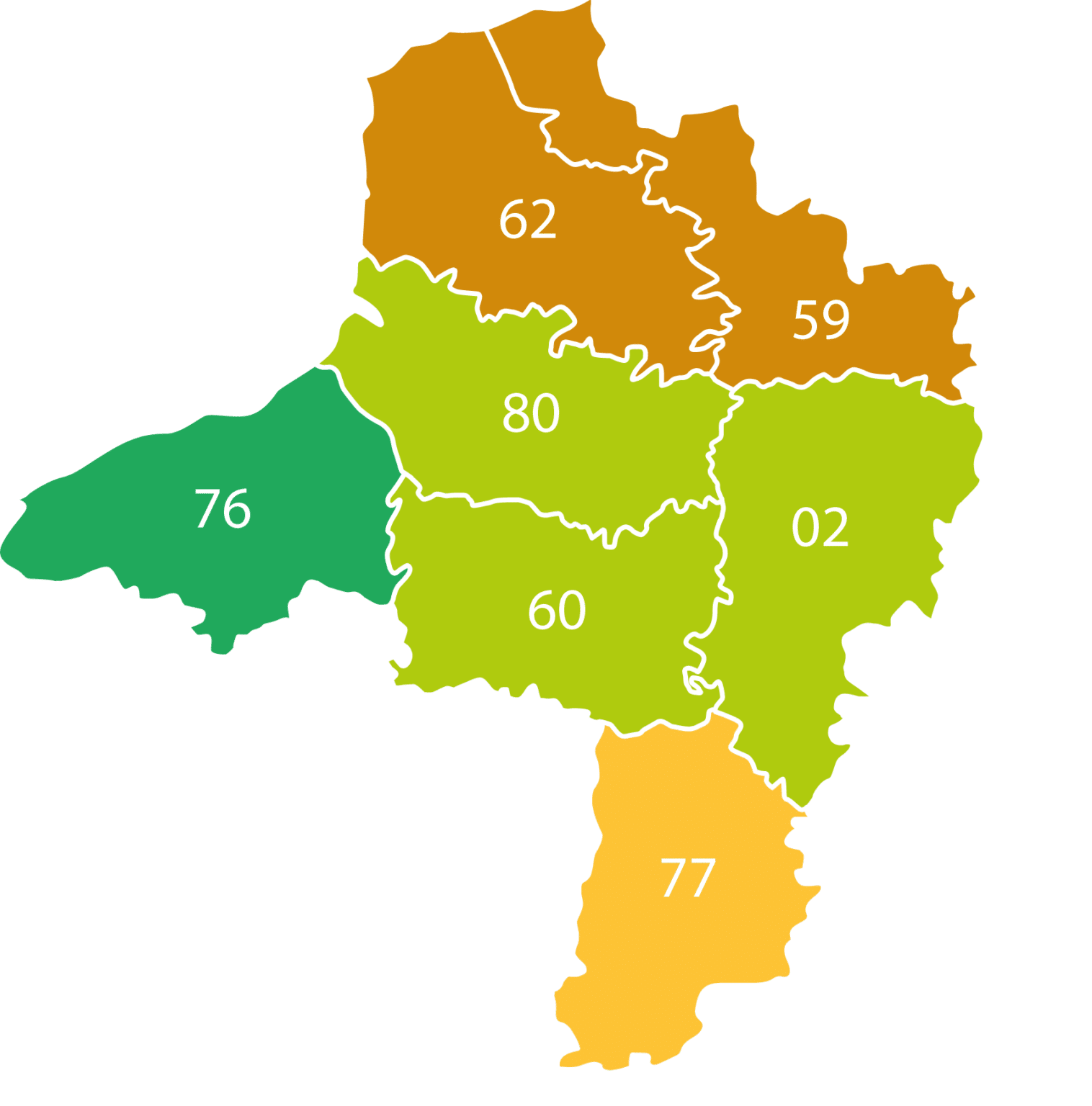 Carte zone d'intervention Agrae